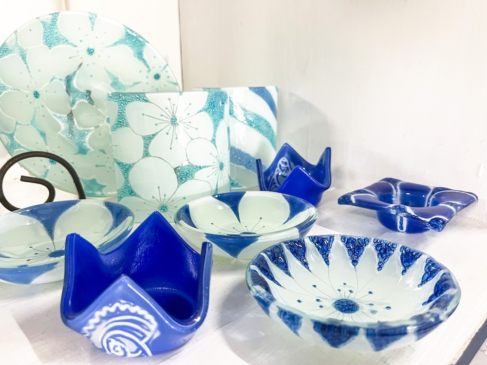 Blue Dishes
